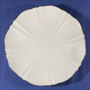 Lenox cream color platter with gold trim